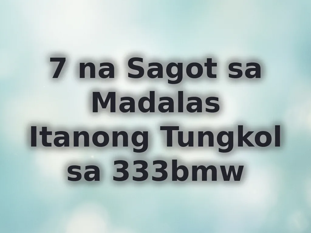 Gabay sa mga karaniwang tanong
